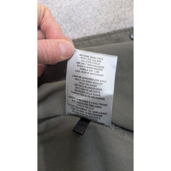 Levi Strauss Mens XXL Khaki Green Cotton Jacket Canvas Workwear Utility Barn - Picture 14 of 15